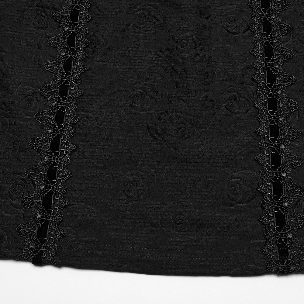 Gothic Sleeveless Cheongsam Dress with Hollow Cutout - image 8
