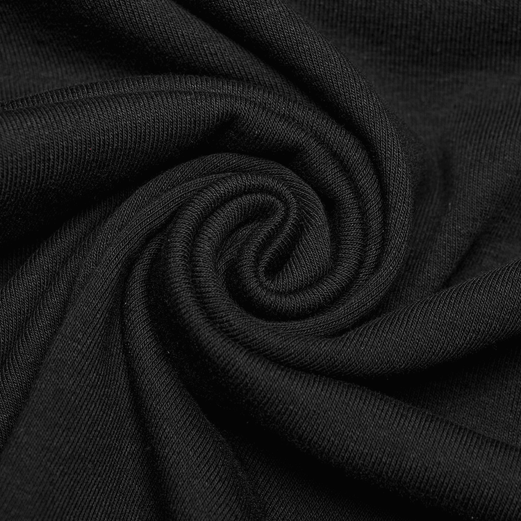 Gothic Style Asymmetric Black Mesh Sleeve Dress - image 10