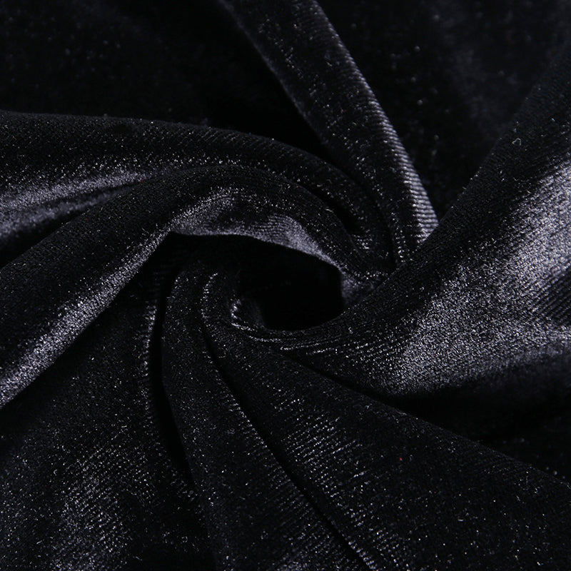 Gothic Style Velvet Women Dress / Cheongsam Dress in Alternative Fashion - image 23