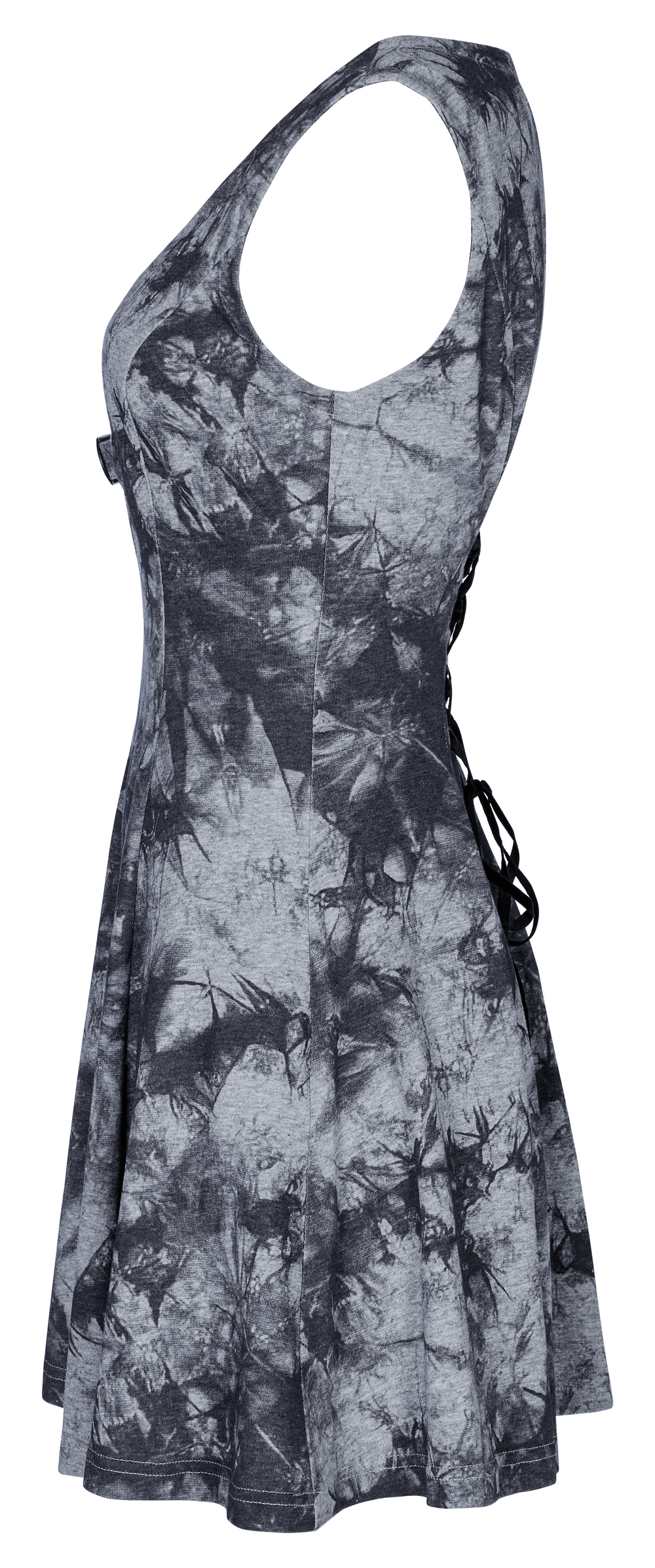 Gothic Tie-Dye Buckle Dress - Elastic and Sexy Fit - image 5
