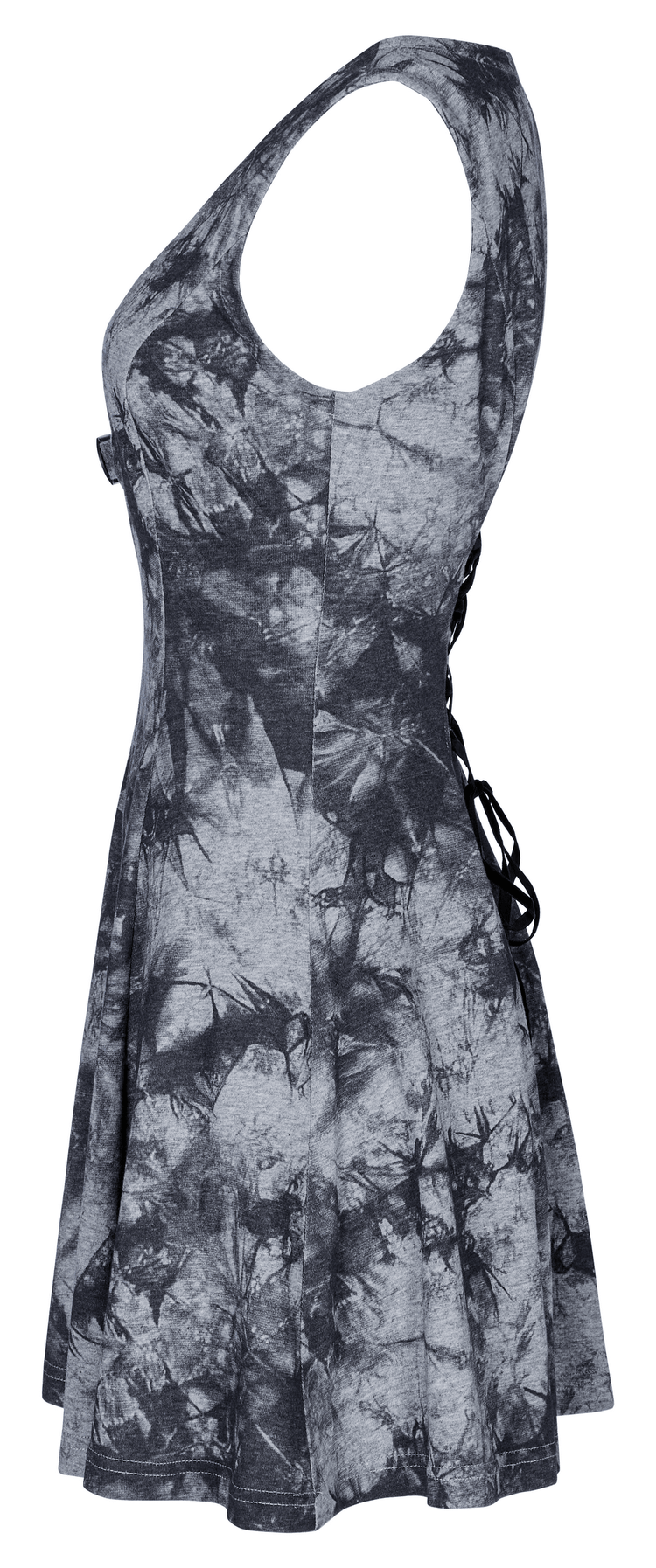 Gothic Tie-Dye Buckle Dress - Elastic and Sexy Fit - image 5