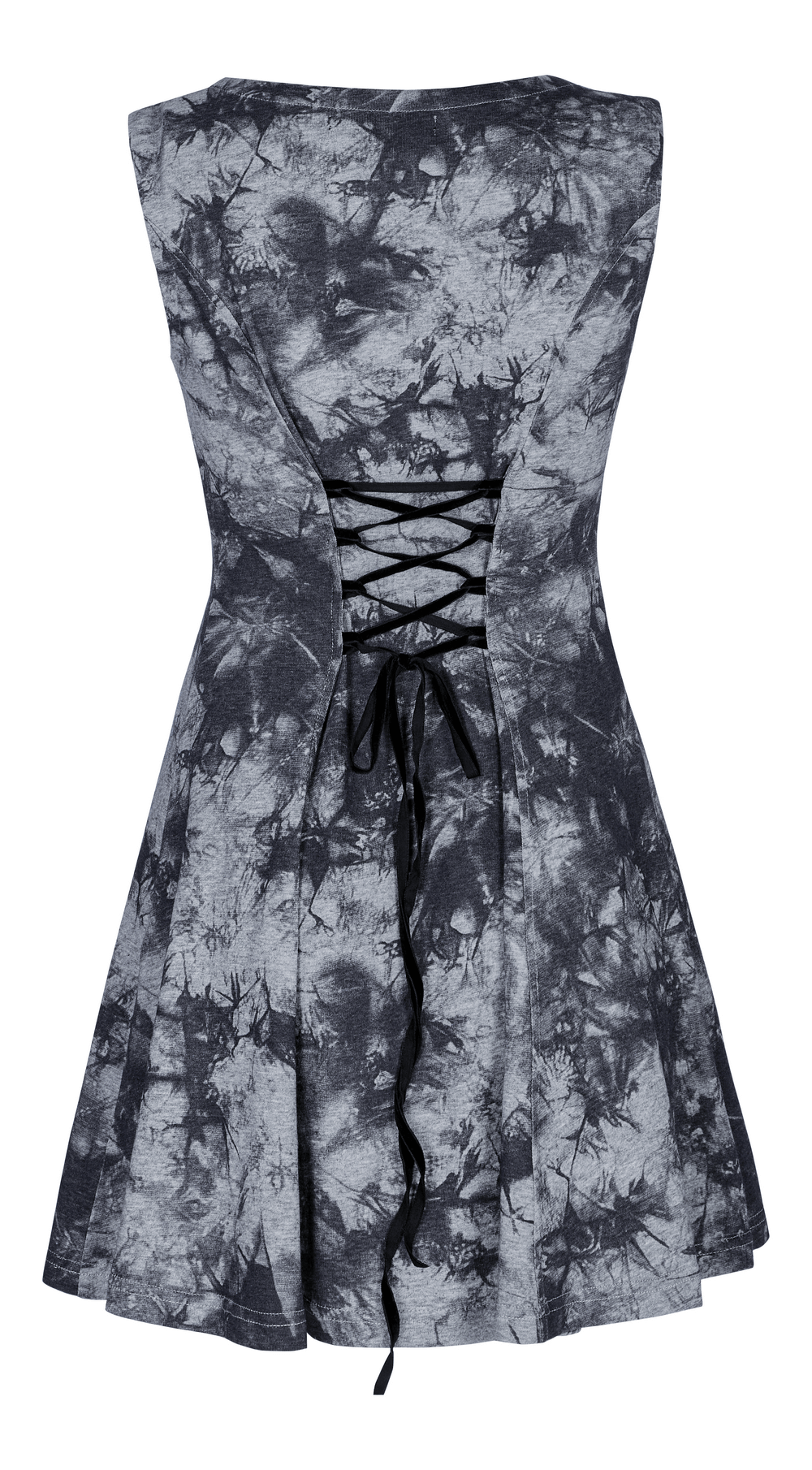 Gothic Tie-Dye Buckle Dress - Elastic and Sexy Fit - image 6