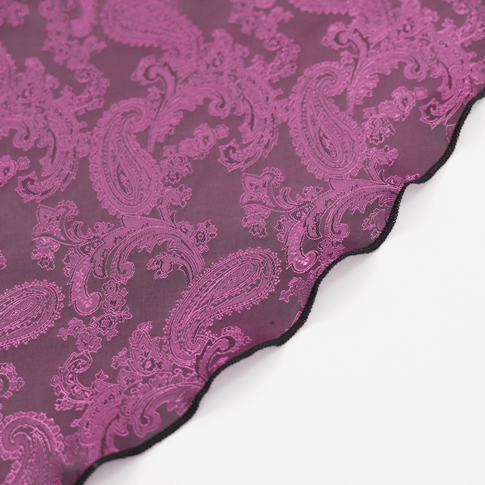 Mysterious Lace Cheongsam Dress with High Collar - image 11