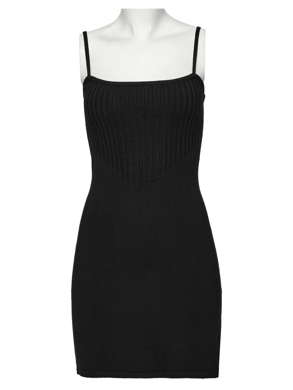 Punk Harness Ribbed Dress Set with Adjustable Details - image 5