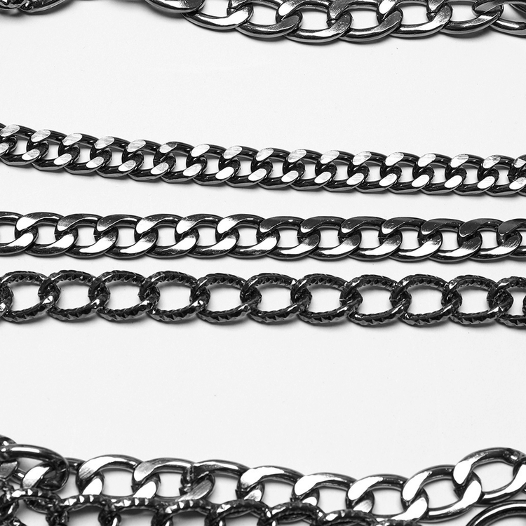 Punk Metal Chain Body Harness Dress with Adjustable Chains - image 8