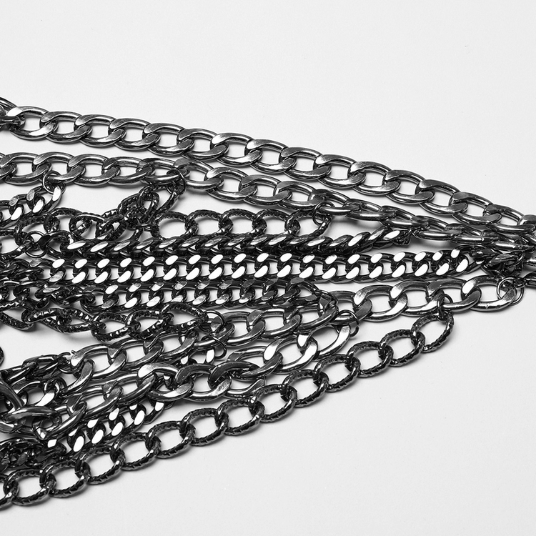 Punk Metal Chain Body Harness Dress with Adjustable Chains - image 10