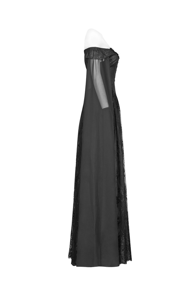 Punk Rave Celestia Gothic Victorian Lace Long Dress - image 5