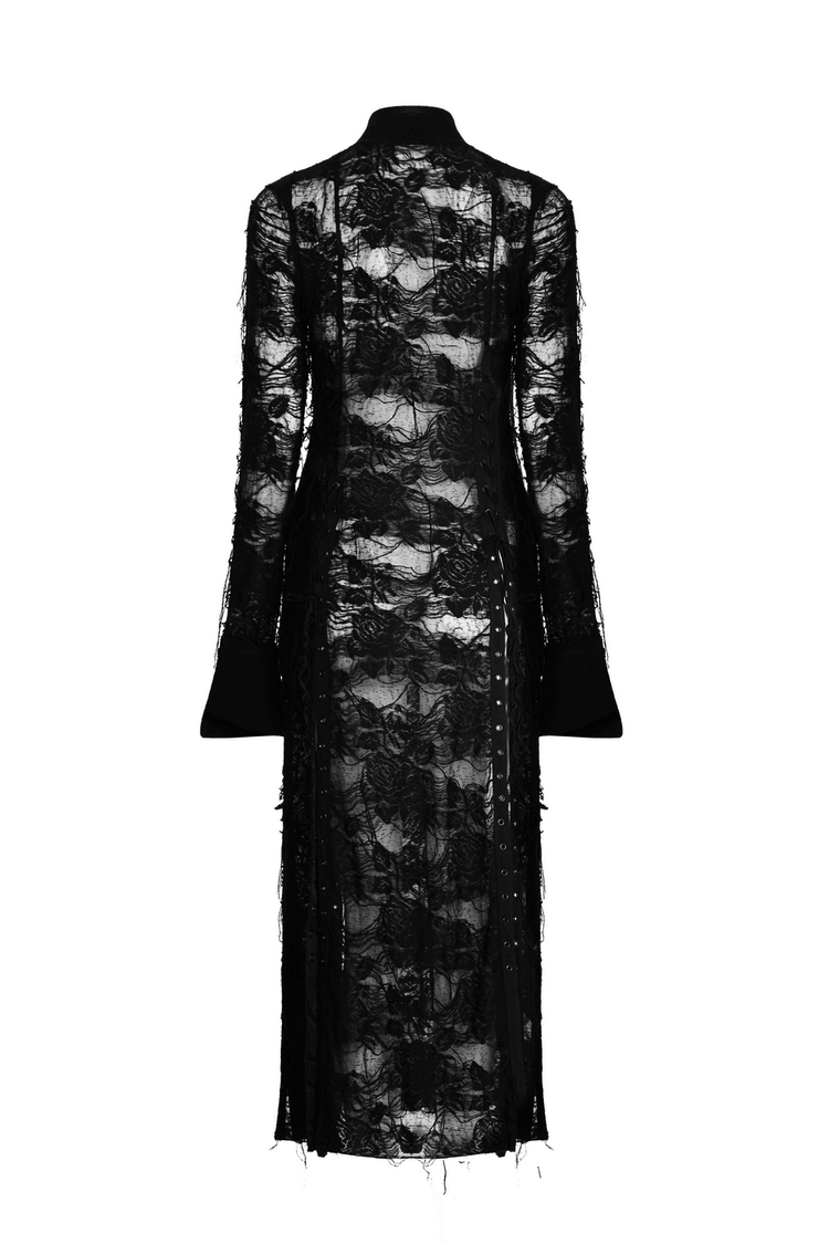 Punk Rave Gothic Lace Rope Dress - Black Witch - image 6