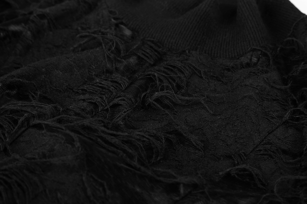 Punk Rave Gothic Lace Rope Dress - Black Witch - image 10