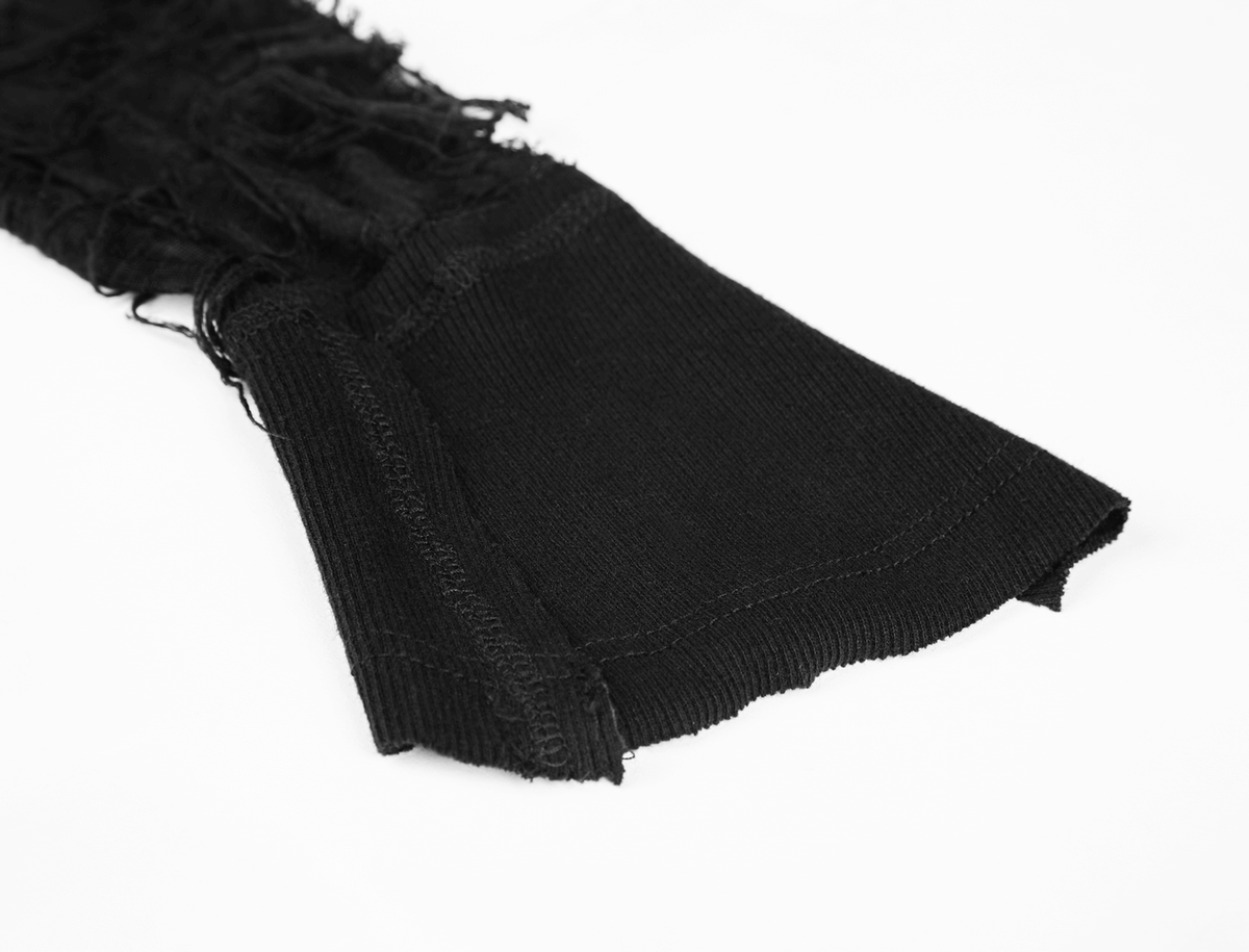 Punk Rave Gothic Lace Rope Dress - Black Witch - image 7