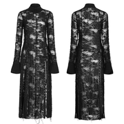 Punk Rave Gothic Lace Rope Dress - Black Witch - image 3