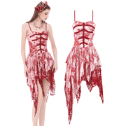 Romantic Gothic Lace Dress with Asymmetric Handkerchief Hem - image 3
