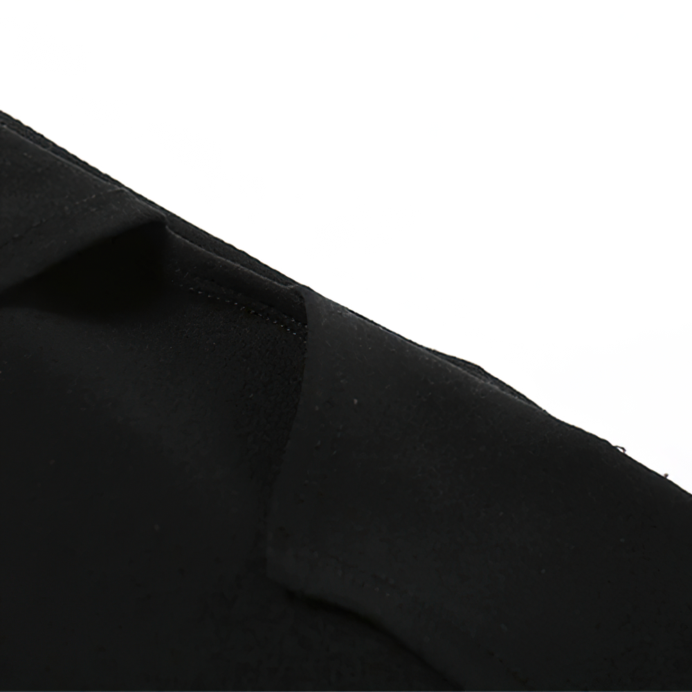 Sexy Black Women's Asymmetrical Dress / Fashion Beautiful Strapless Mini Dress with Shorts - image 13