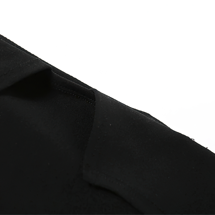 Sexy Black Women's Asymmetrical Dress / Fashion Beautiful Strapless Mini Dress with Shorts - image 13