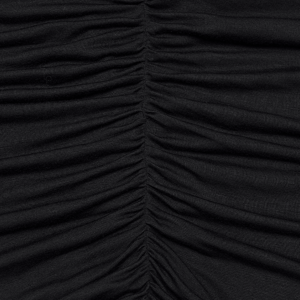 Sexy Gothic Lace Up Ruched Bodycon Slip Dress - image 8