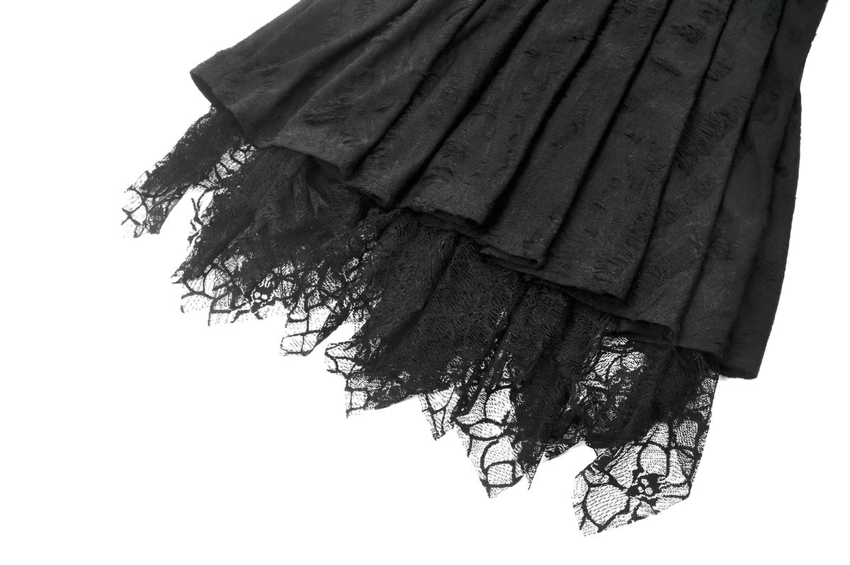 Sexy Lace Corset Dress with Heart Clips and Mesh Hem - image 11