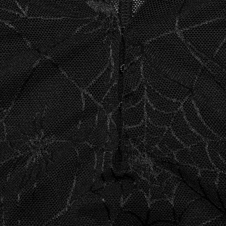 Sexy Mesh Gothic Dress with Spiderweb and Python Pattern - image 8