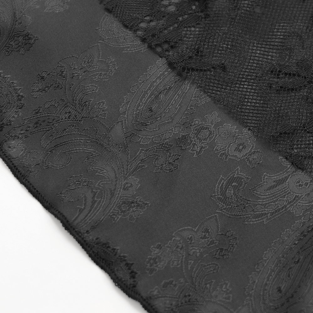 Sheer Lace Dress with Appliques and Flared Sleeves - image 8