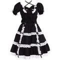 Classic Traditional Short Sleeve Cotton Lolita Dress
