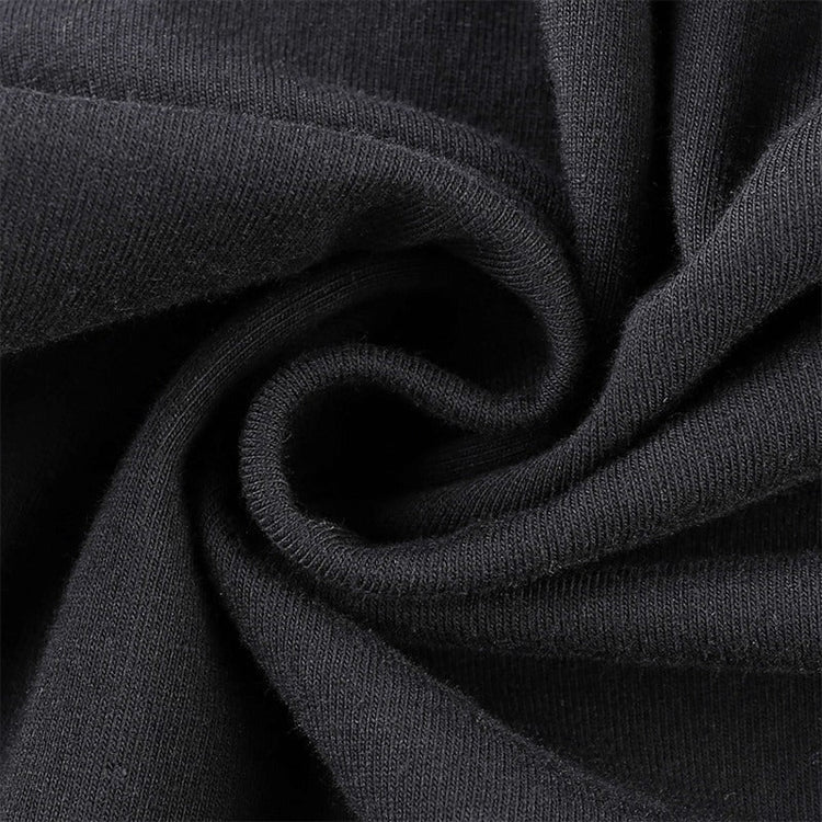 Square Neck Elegant Black Dress / Side Split Short Sleeves Casual Dress / Female Gothic Dresses - image 11