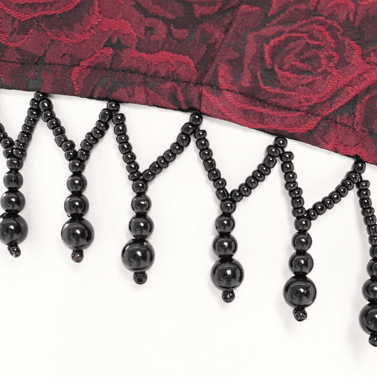 Stunning Gothic Floral Corset Dress with Lace Detailing - image 10