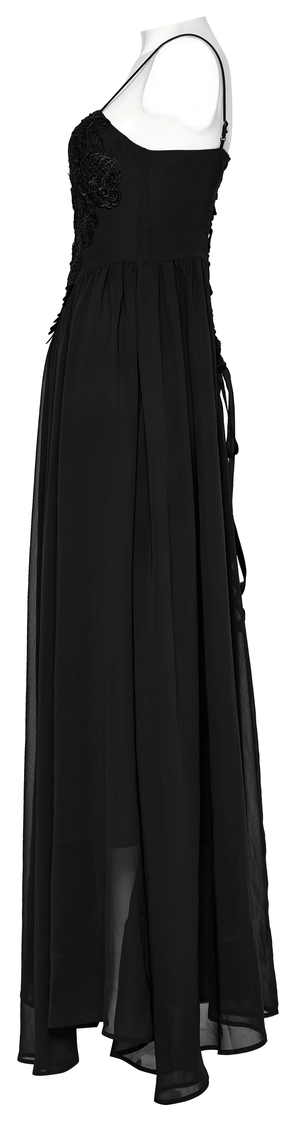 Stunning Women's Black Long Dress with Adjustable Straps - image 5