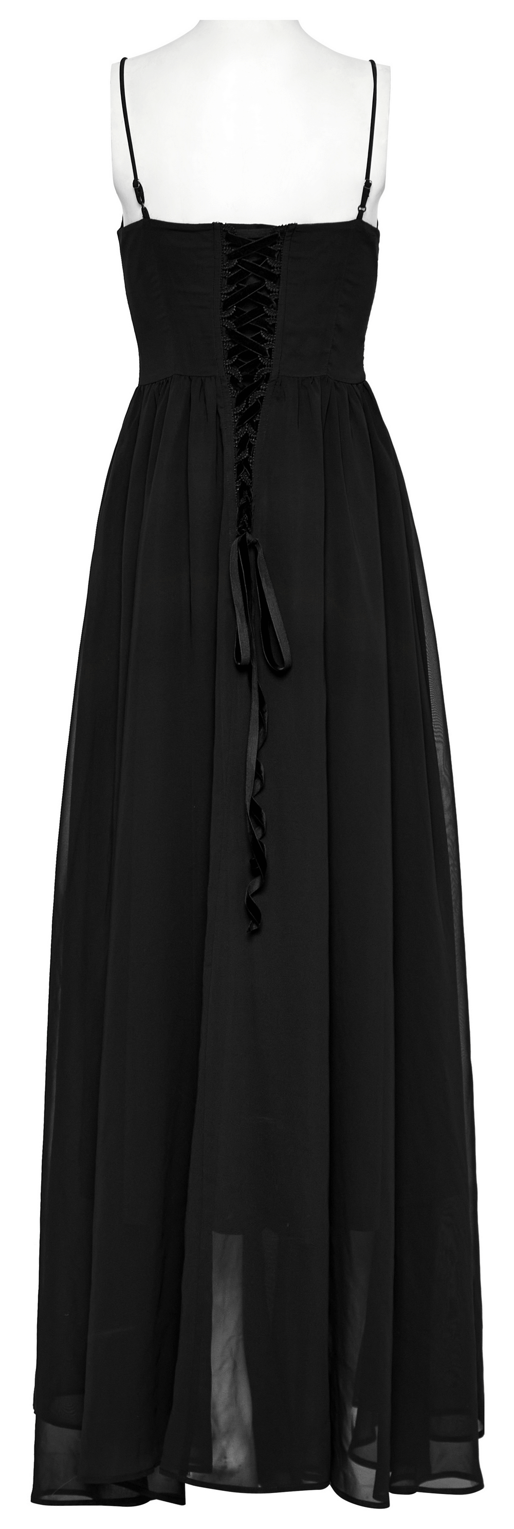 Stunning Women's Black Long Dress with Adjustable Straps - image 6