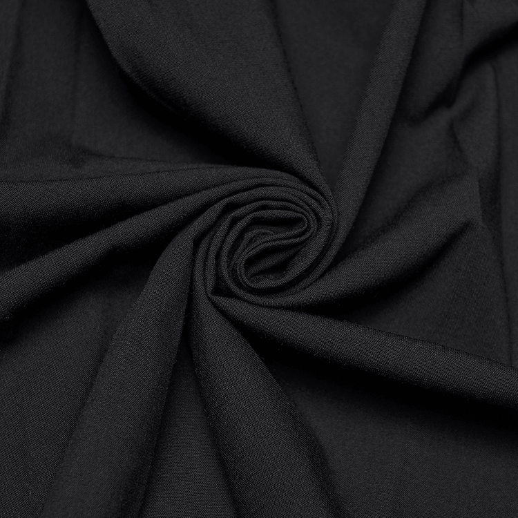 Stylish Black Gothic Asymmetrical Punk Shirt-Dress - image 10