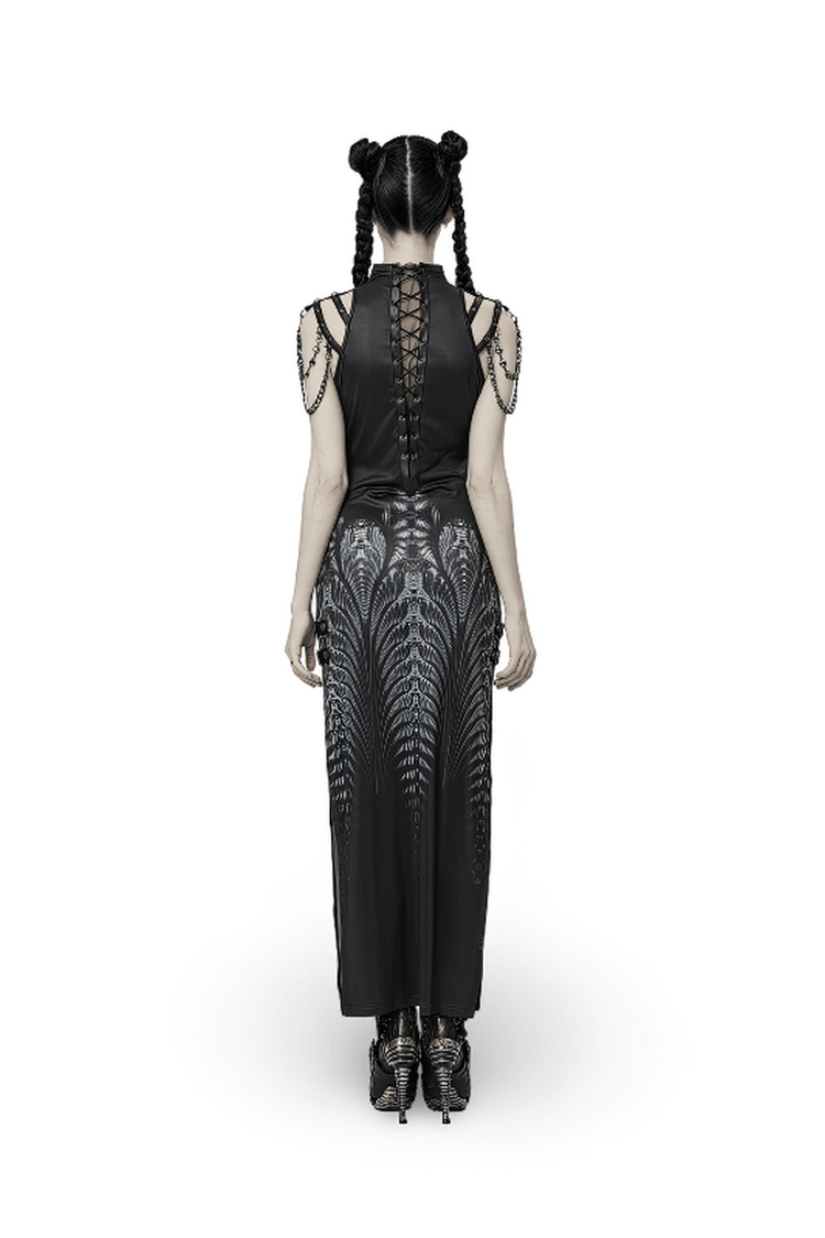 Stylish Women's Futuristic Sci-Fi Printed Dress - image 2