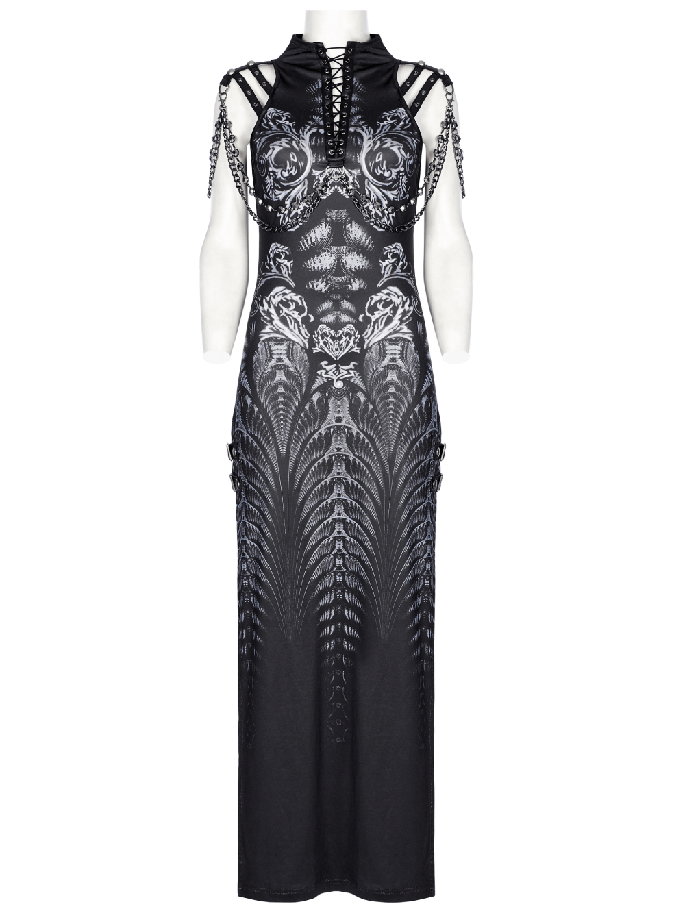 Stylish Women's Futuristic Sci-Fi Printed Dress - image 4