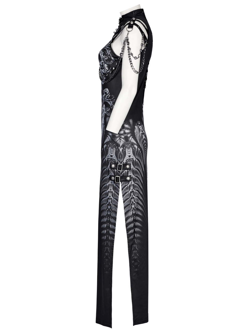 Stylish Women's Futuristic Sci-Fi Printed Dress - image 5