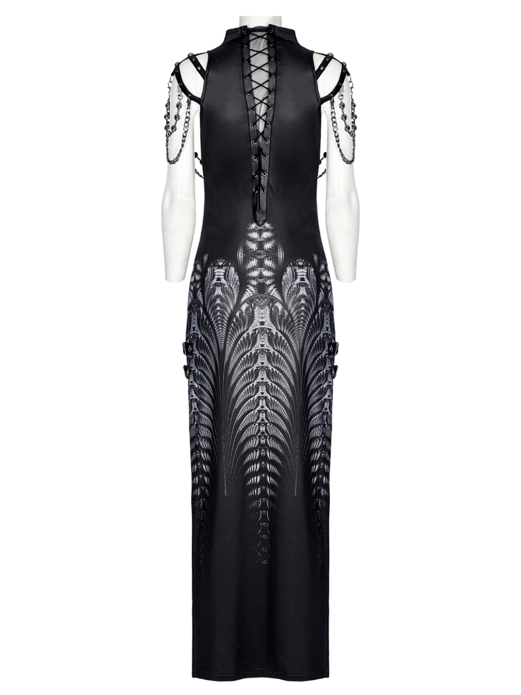 Stylish Women's Futuristic Sci-Fi Printed Dress - image 6