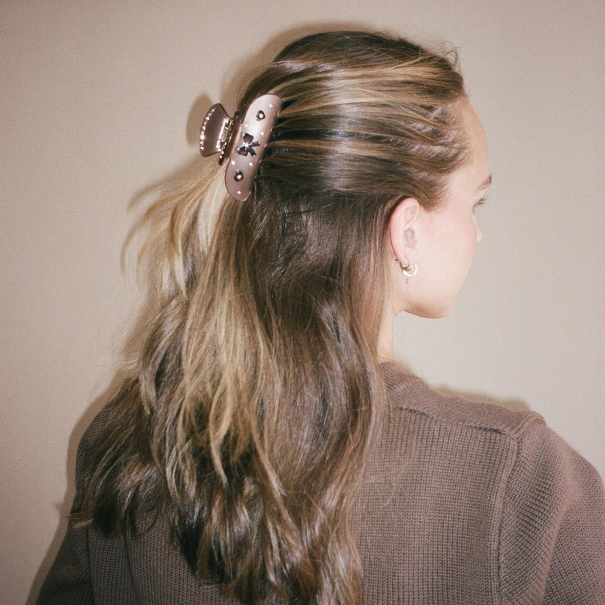 Sweetheart Clip in Cocoa Cashmere image 2