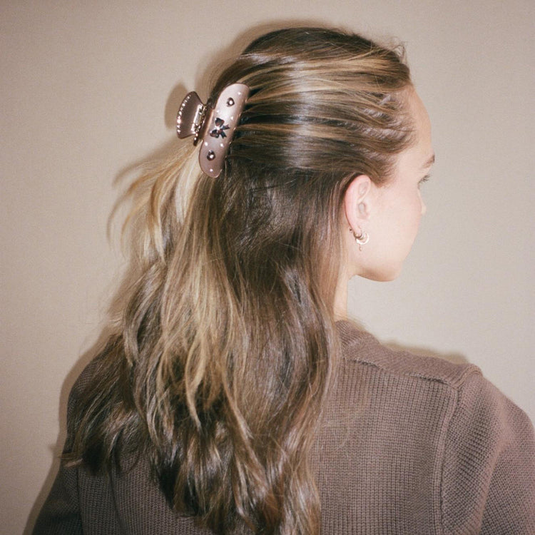 Sweetheart Clip in Cocoa Cashmere image 2