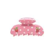 Sweetheart Clip in Lychee Berry Dot