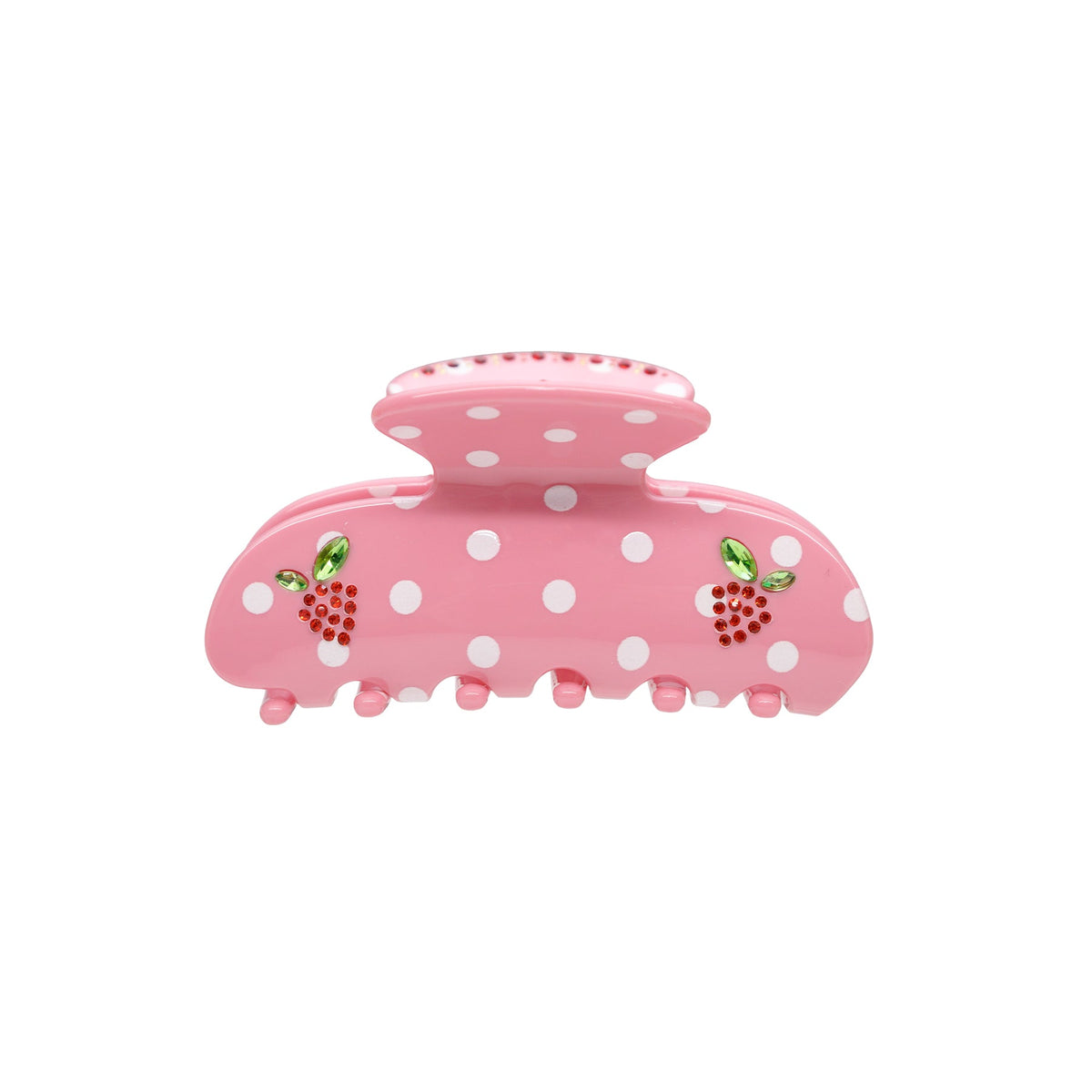 Sweetheart Clip in Lychee Berry Dot