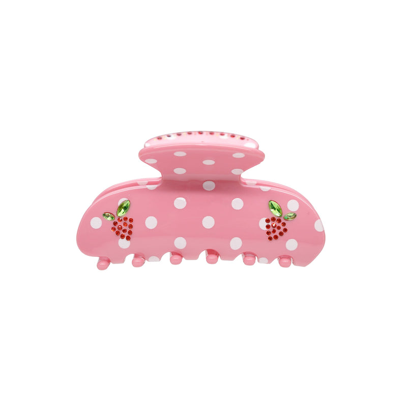 Sweetheart Clip in Lychee Berry Dot