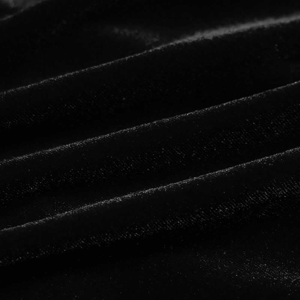 Velvet Mesh Gothic Sleeveless Irregular Hem High-Low Dress - image 9