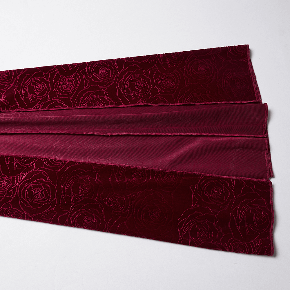 Velvet Rose Gothic Maxi Dress with Flowing Sleeves - image 7
