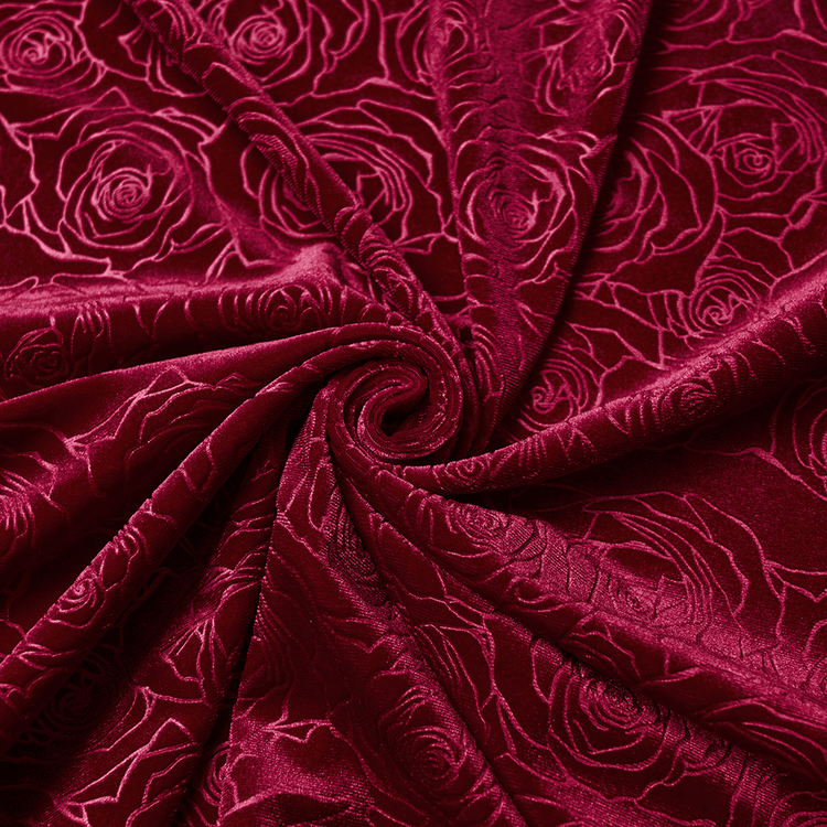 Velvet Rose Gothic Maxi Dress with Flowing Sleeves - image 9