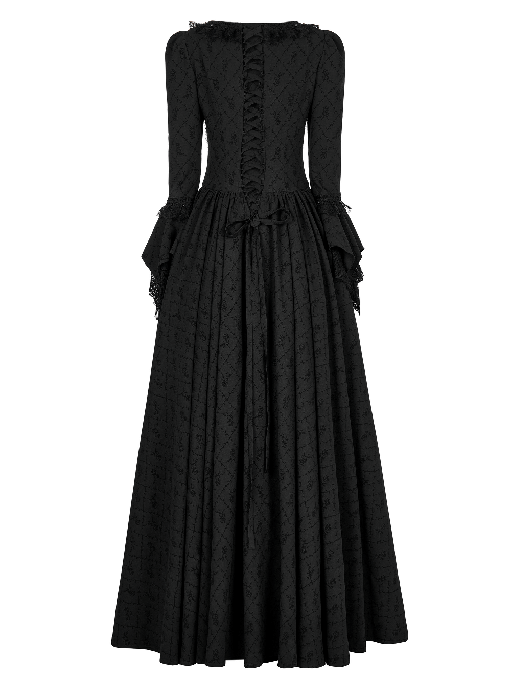 Victorian Gothic Rose-Weave Adjustable Gown - image 6