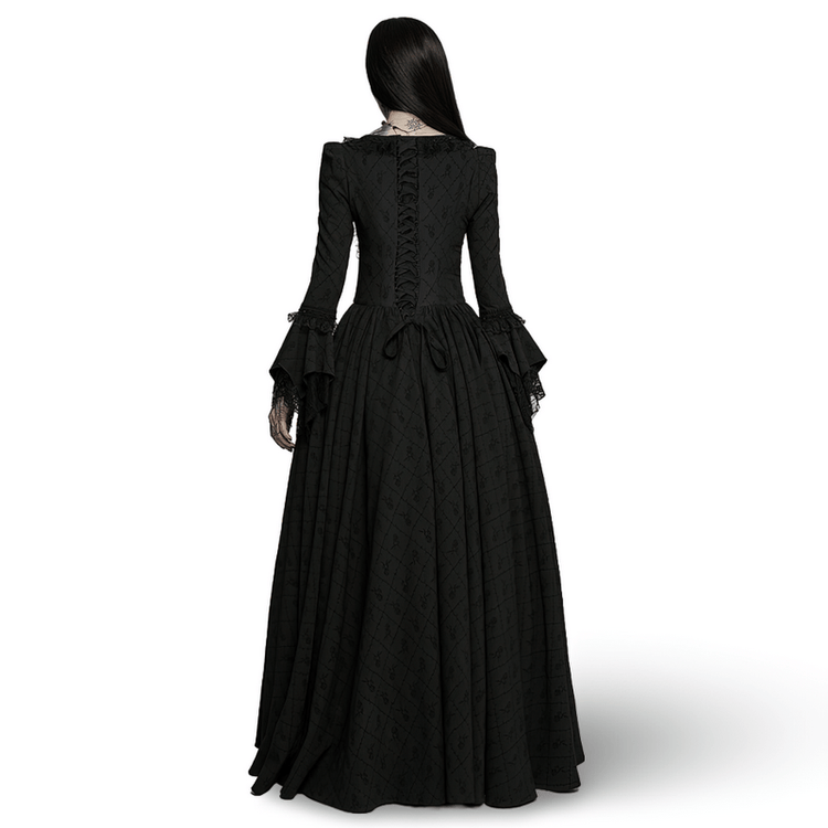 Victorian Gothic Rose-Weave Adjustable Gown - image 2