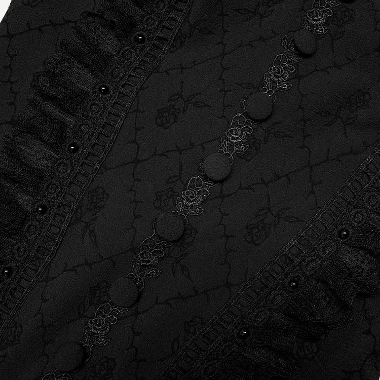 Victorian Gothic Rose-Weave Adjustable Gown - image 8
