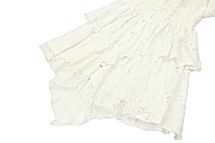 Victorian Lace Dress with Open Shoulder Design - image 11
