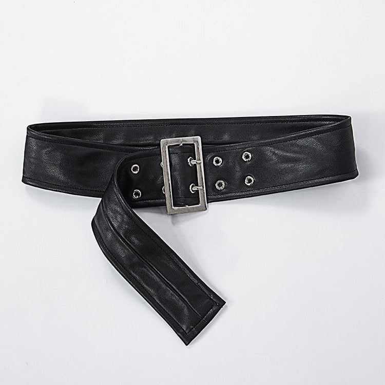 What to Wear to a Concert / Zipper Corset Dress with Sash and Chain in Gothic Style - image 15