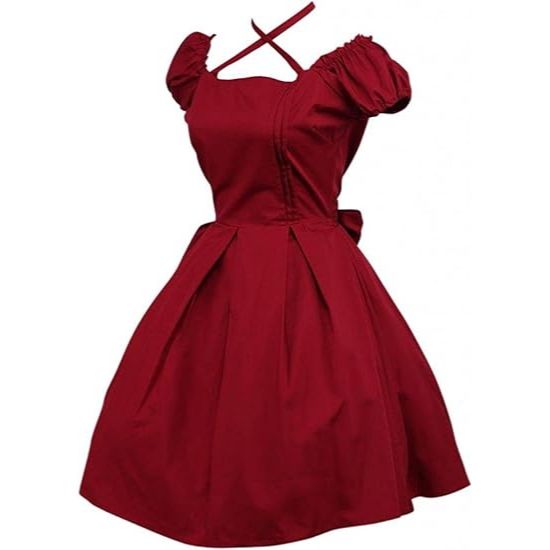 Sweet Short Sleeve Cotton Lolita Dress - view 4