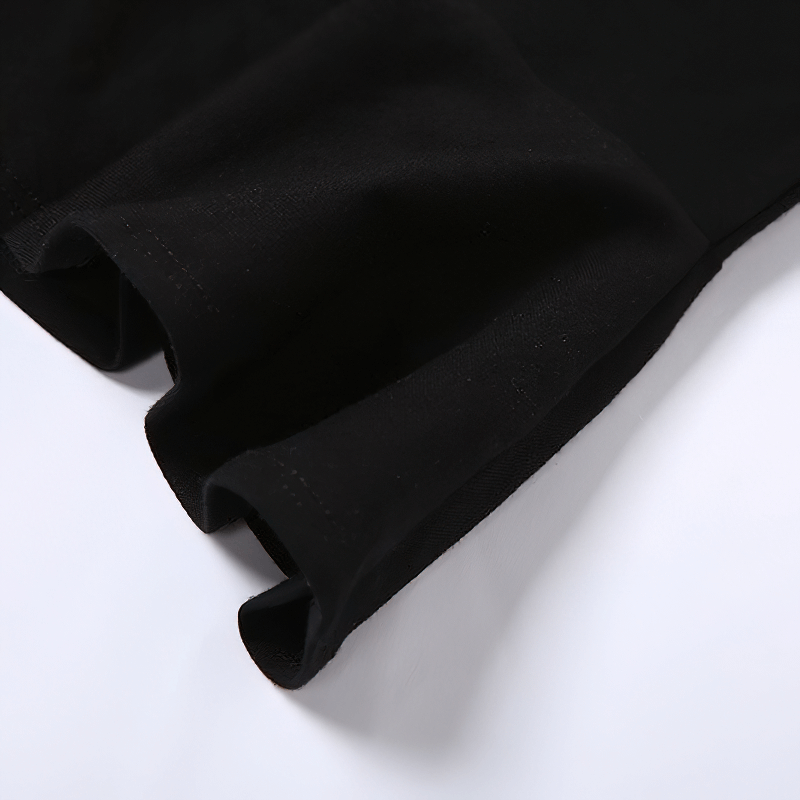 Women's Strap A-Line Short Dress / Black Sexy Bodycon Dress / Glamorous Female Clothing - image 9
