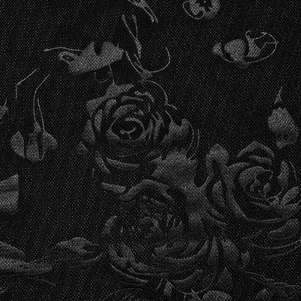 Women's Floral Black Velvet Gothic Asymmetrical Dress - image 9