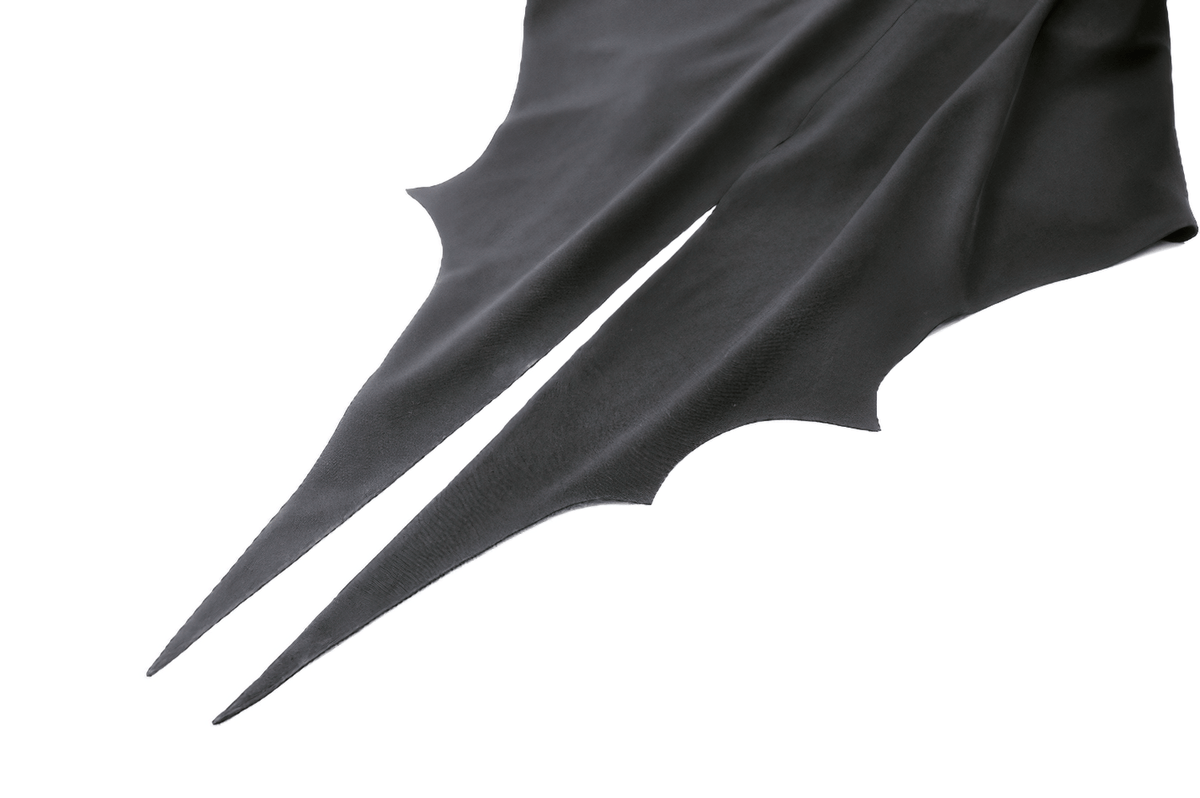 Women's Gothic High-Low Tail Dress with Ruffles - image 12