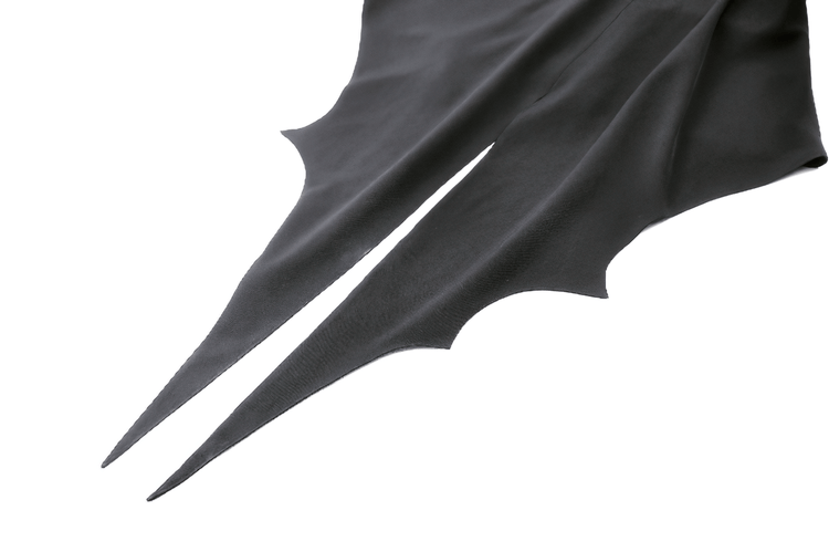 Women's Gothic High-Low Tail Dress with Ruffles - image 12